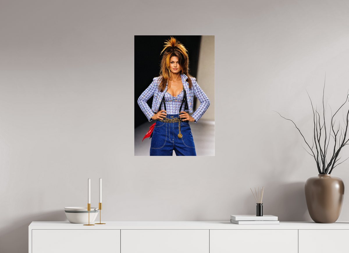 20 x 30″, Complete Chanel S/S Cindy Crawford, Paris 1994