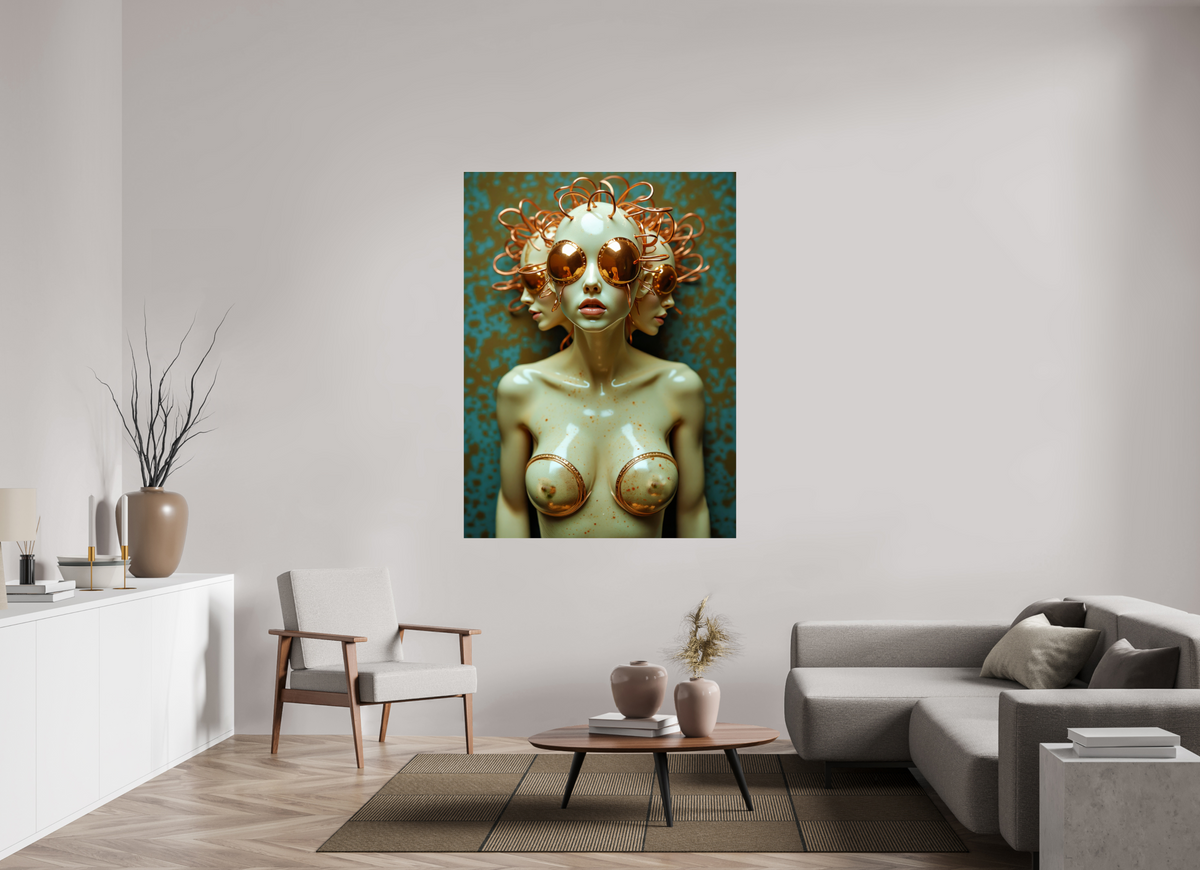 47 x 63.2″, Complete Rahul Dutta, Fecund Goddess